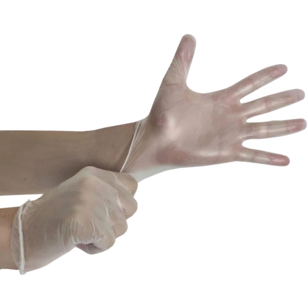 Luva de Vinil com Pó Medix CA 44561 Caixa com 100 Unidades