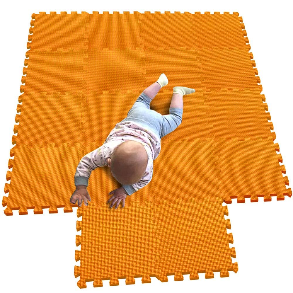 Puzzle Play Mat MQIAOHAM 18 peças de piso de espuma macia para bebês