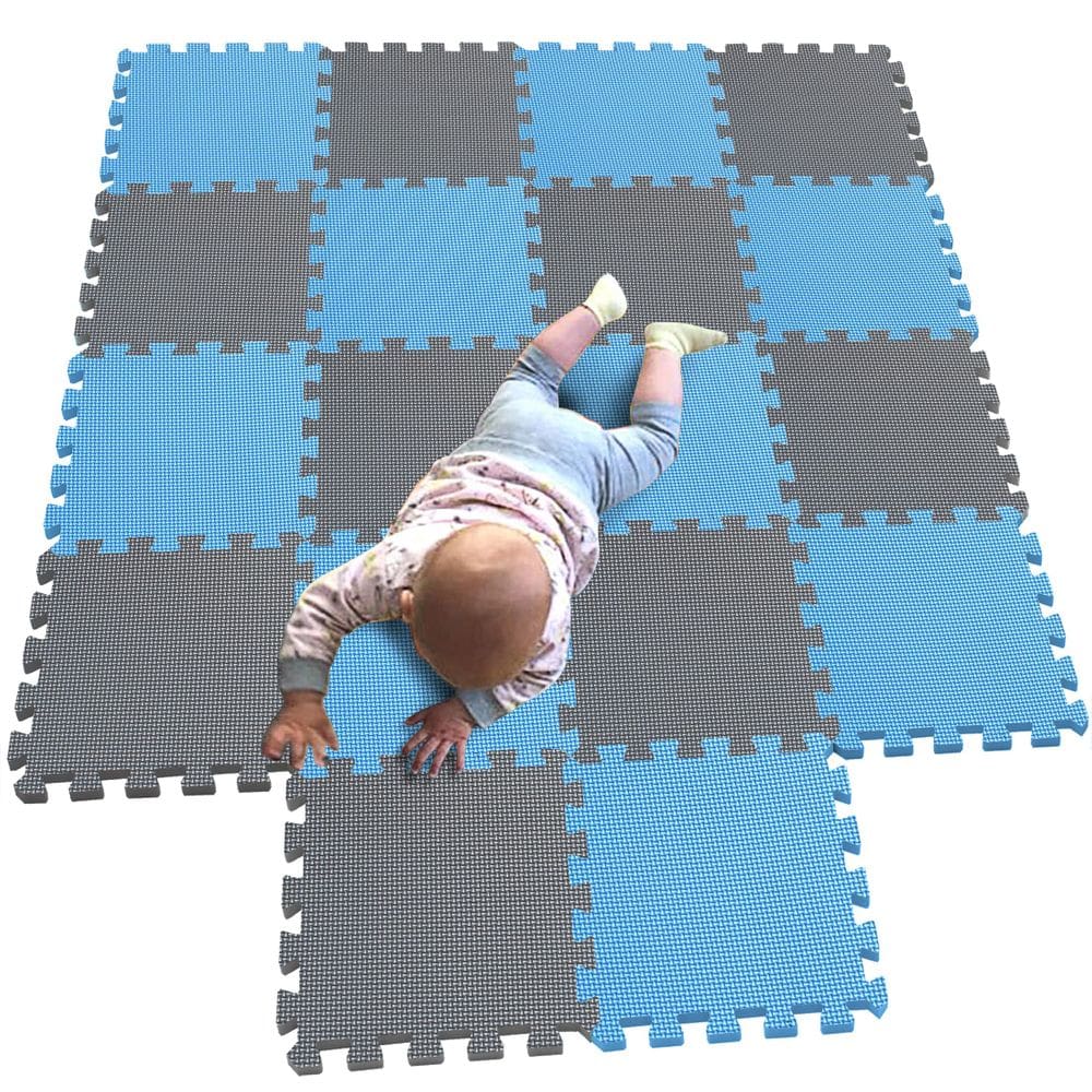 Foam Play Mat MQIAOHAM, quebra-cabeça de 18 peças para bebês e crianças
