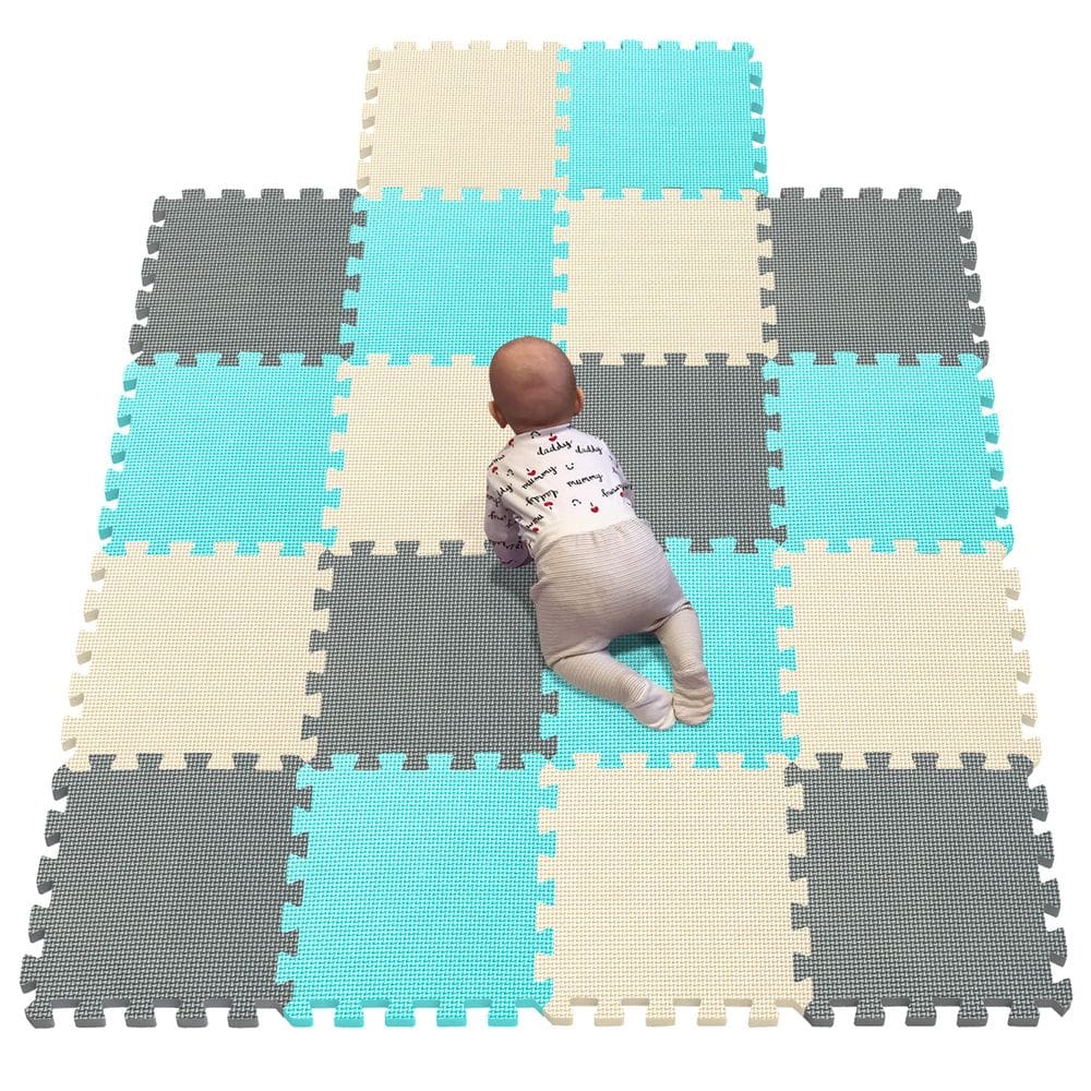 Tapetes de jogo de quebra-cabeça YIMINYUER 18 ladrilhos de 30 cm x 30 cm x 1 cm cada