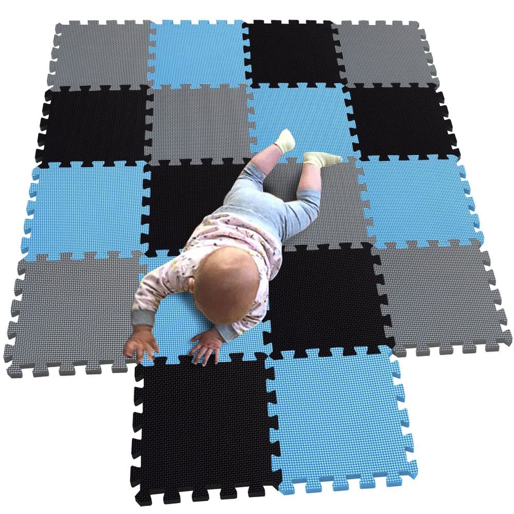 Foam Play Mat MQIAOHAM, quebra-cabeça de 18 peças para bebês e crianças