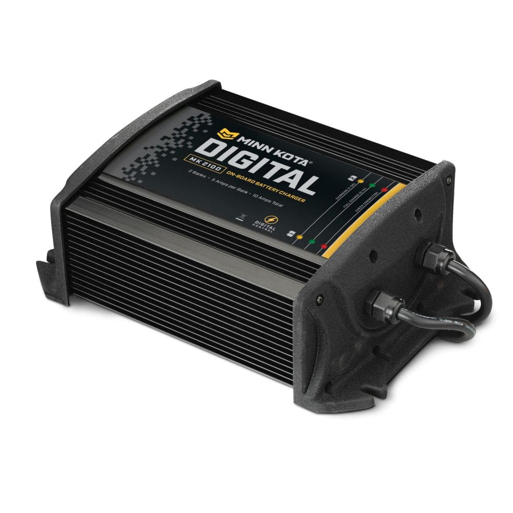 Carregador de bateria Minn Kota MK 210D a bordo, 2 bancos 5A