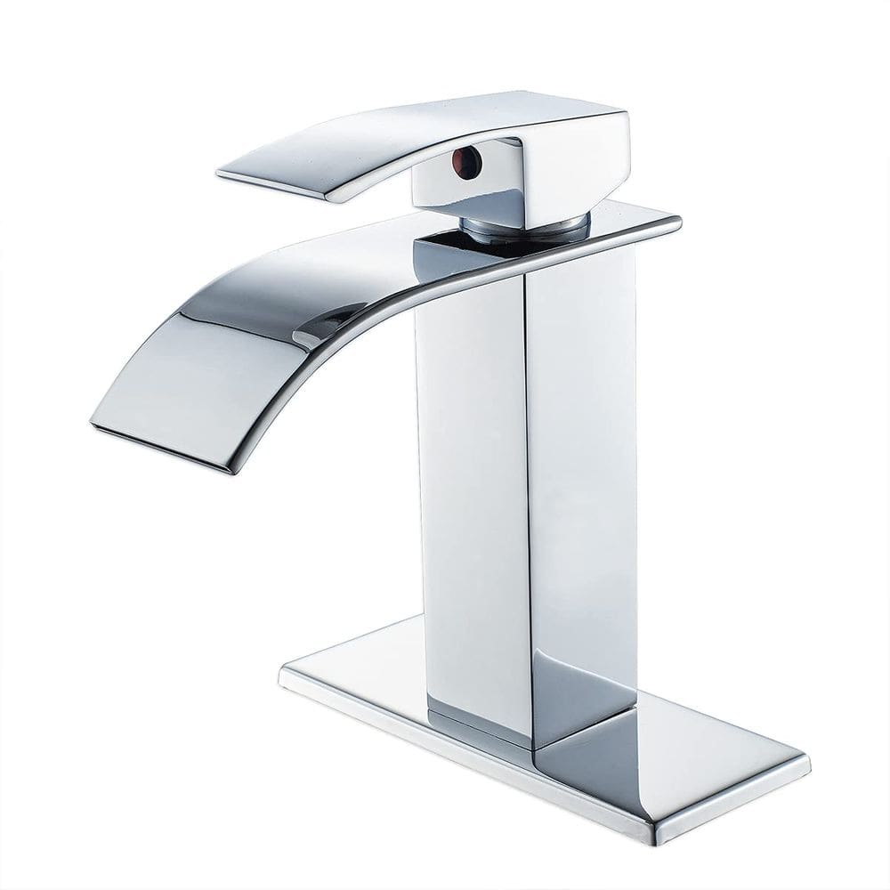 Torneira de banheiro VOTON Chrome Modern Waterfall Single Handle