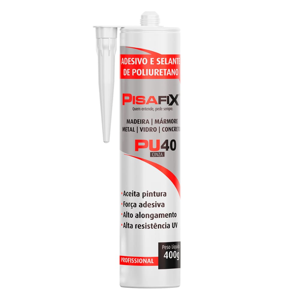 Selante Pu 40 Branco 400G Pisafix