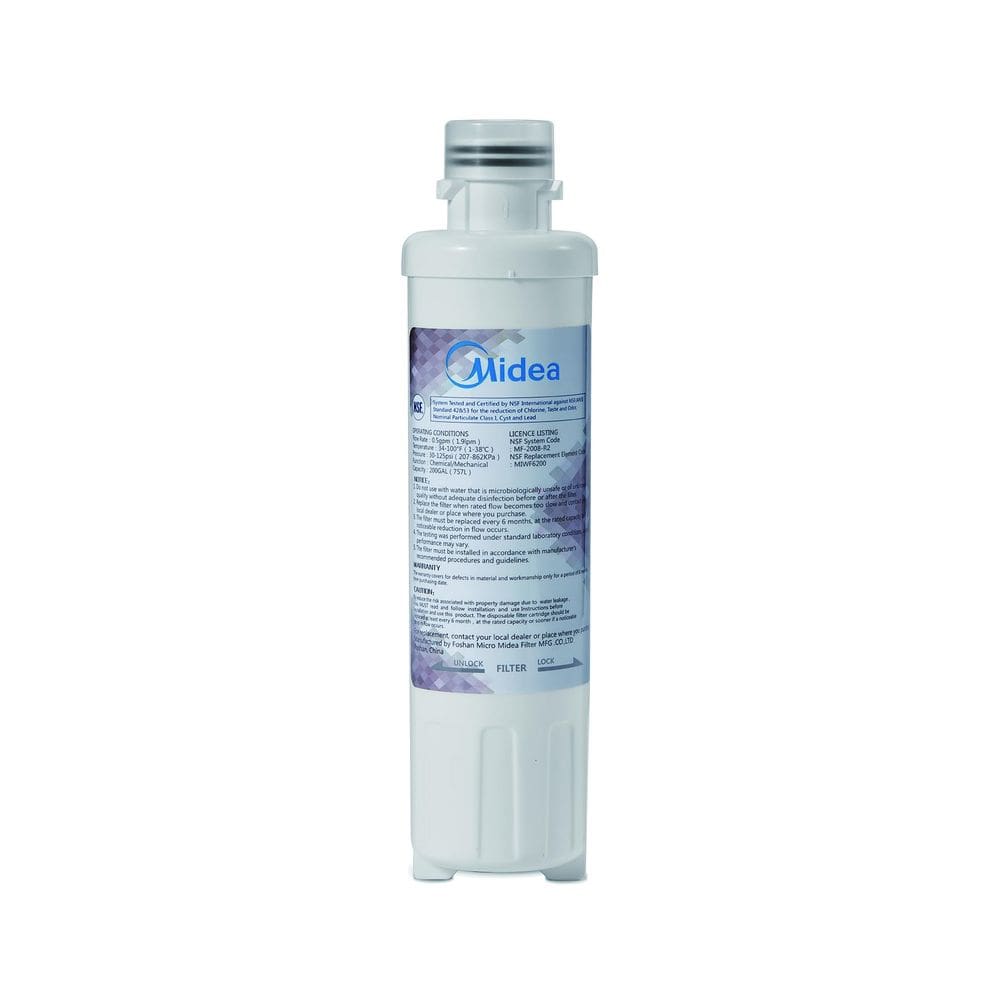 Filtro de água para geladeira Midea MIWF6200 Twist-in 757L