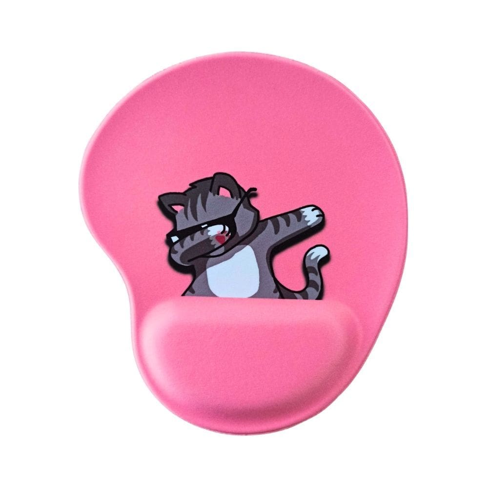 Mousepad Ergonômico Estampado Gato Dance Rosa – LionGames