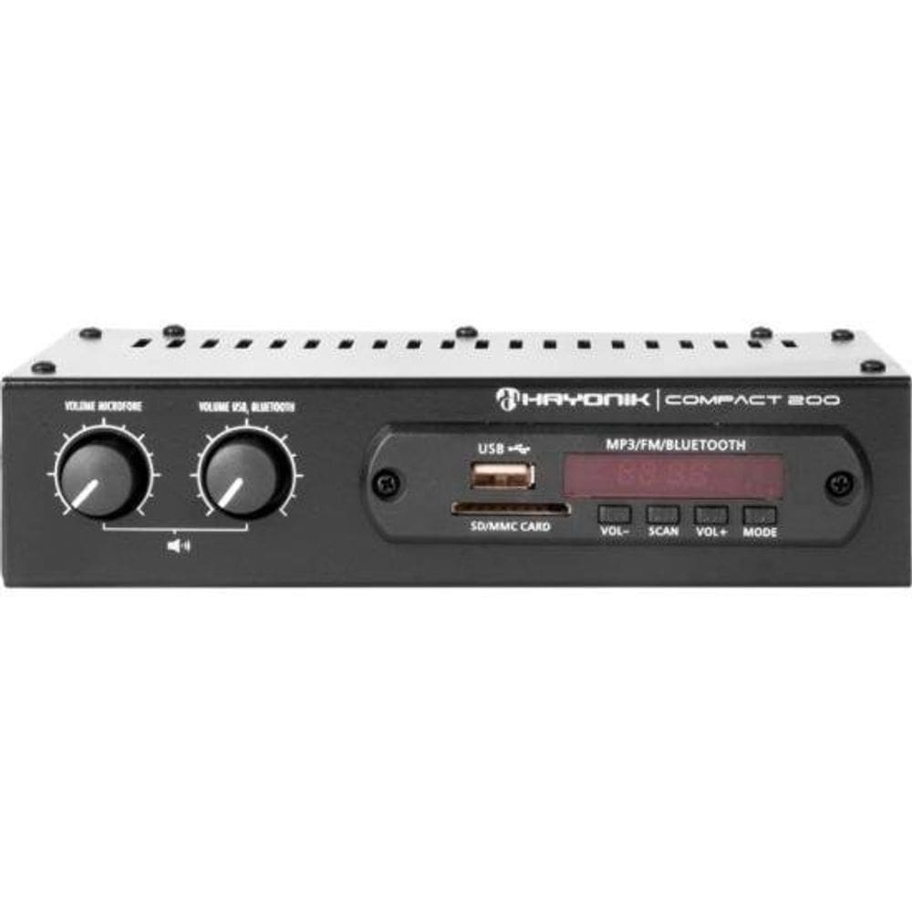 Amplificador Hayonik Compact 200 20W RMS com Bluetooth