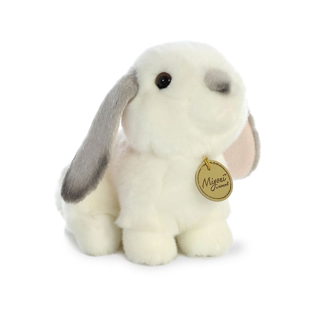 Bicho de pelúcia Aurora Realistic Miyoni Lop Eared Rabbit 20cm