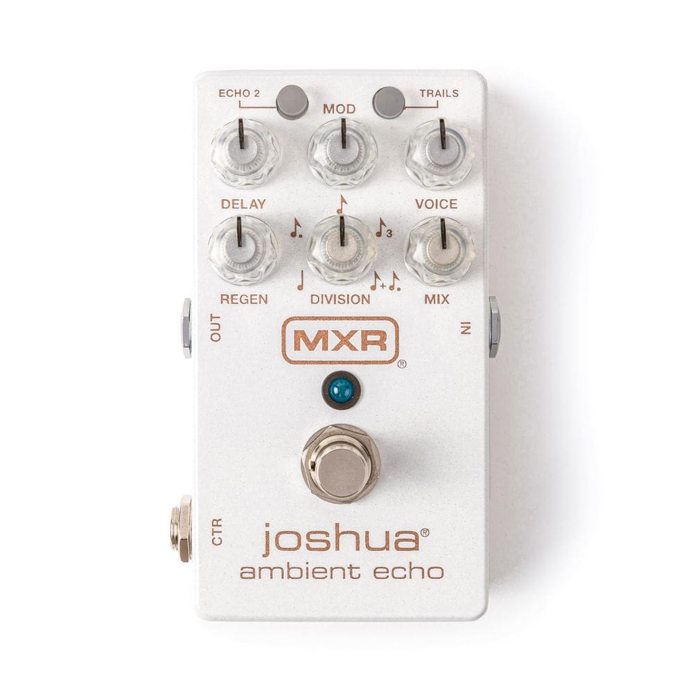 Pedal de efeito Jim Dunlop MXR Joshua Ambient Echo White M309