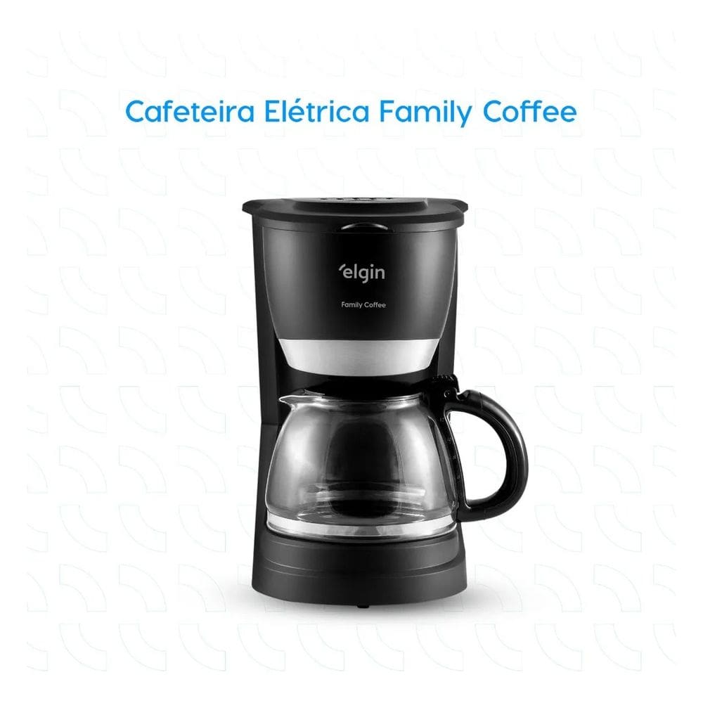 Cafeteira Elétrica 30 Xícaras Elgin Family Coffee Preta 220V