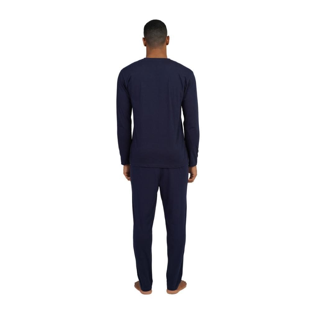 Pijama Masculino Longo Malha Peletizada Xadrez 248132