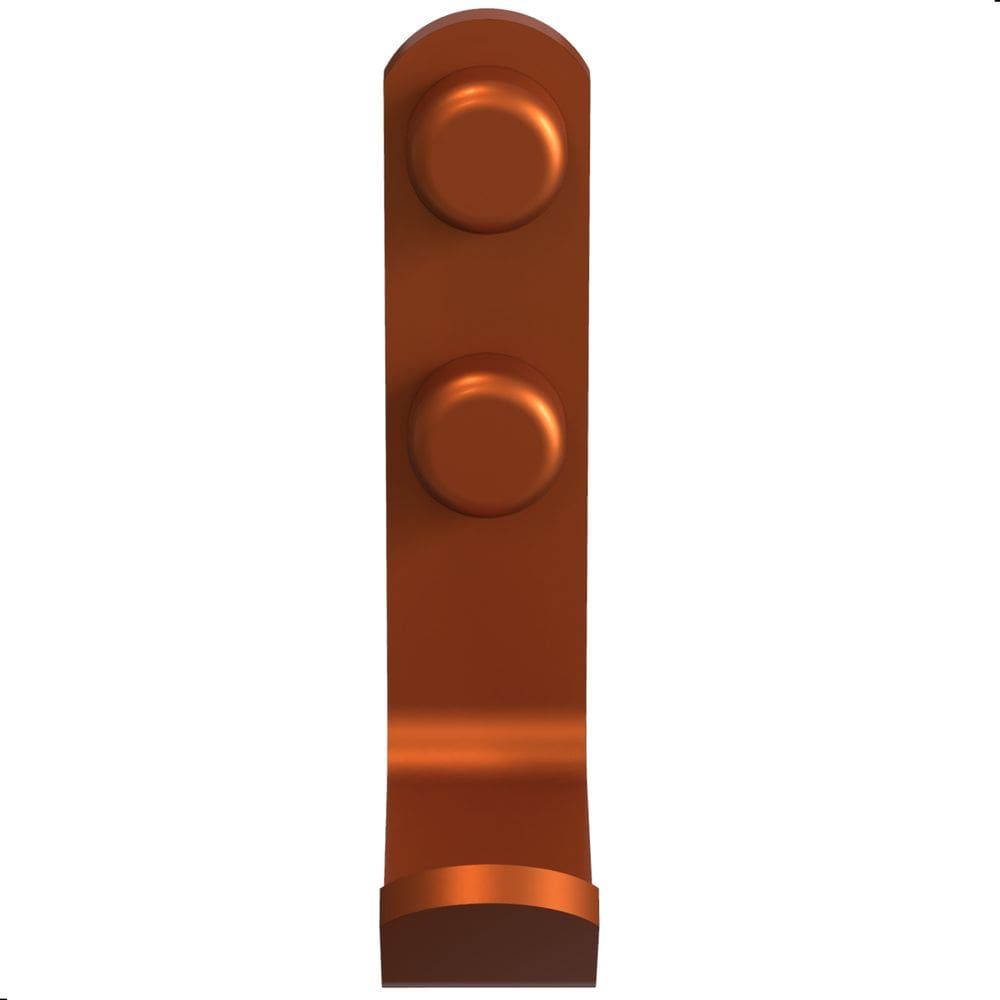 Gancho Para Toalha Parede Dupla Fixação Rose Gold FS Plus
