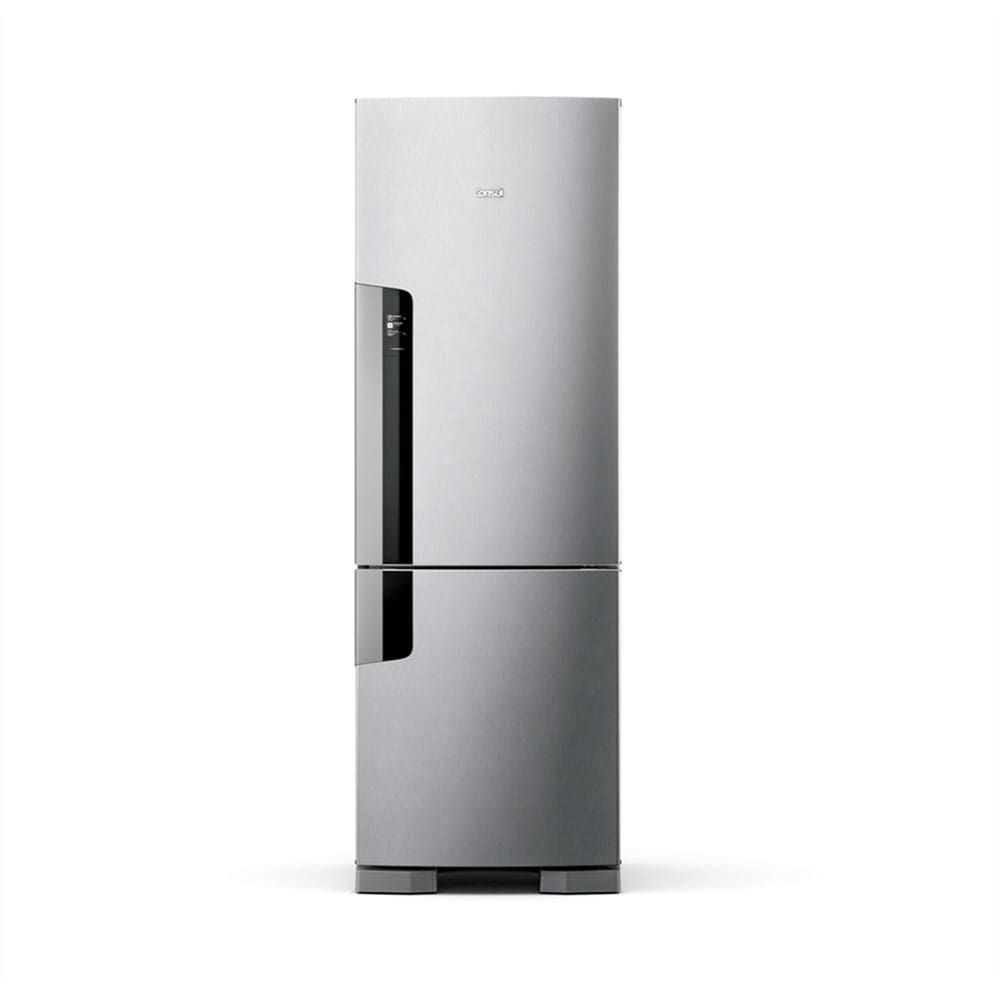 Geladeira Consul 397 litros Frost Free Duplex Evox com Freezer Embaixo Inox CRE44BKBNA 220V