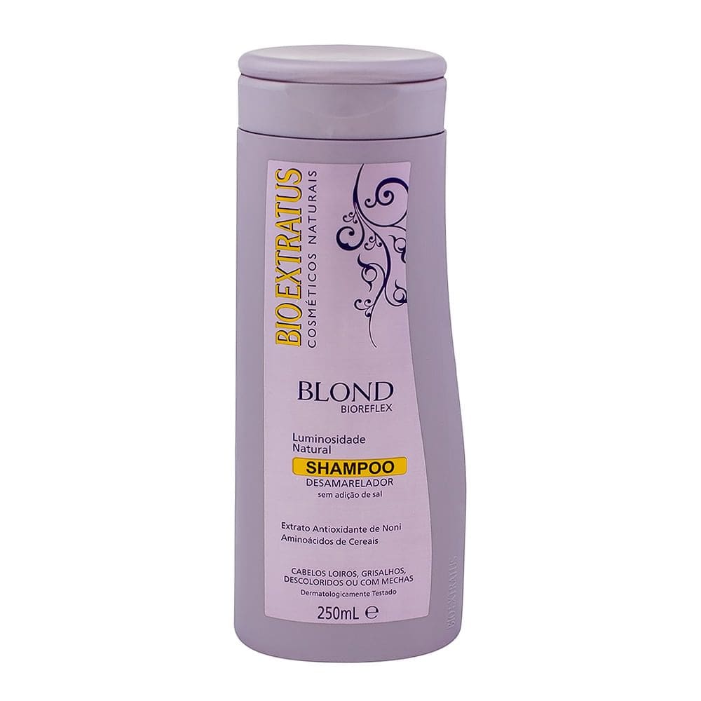 Shampoo Desamarelador Bio Extratus Blond Bioreflex Sem Sal com 250ml