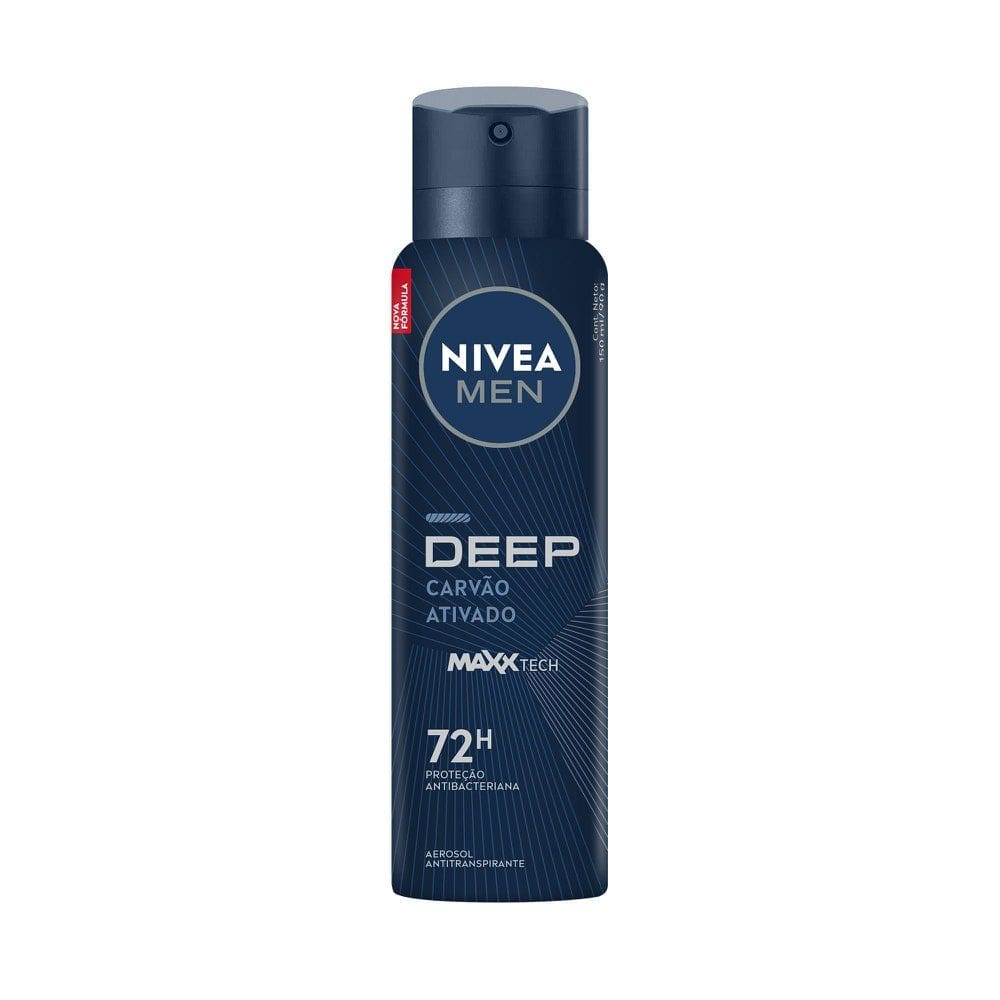Desodorante Nivea Men Deep Aerosol Antitranspirante 48h 150ml