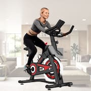 Bicicleta Spinning Ergométrica P/ Exercício Profissional c/ Monitor suporta até 150kg Academia 1.90m