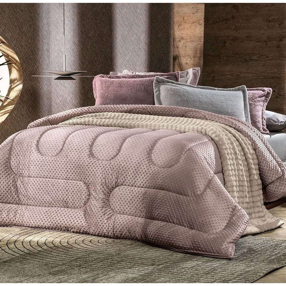 Edredom Casal Blend Sense Pop Up 100% Poliéster 210x230cm
