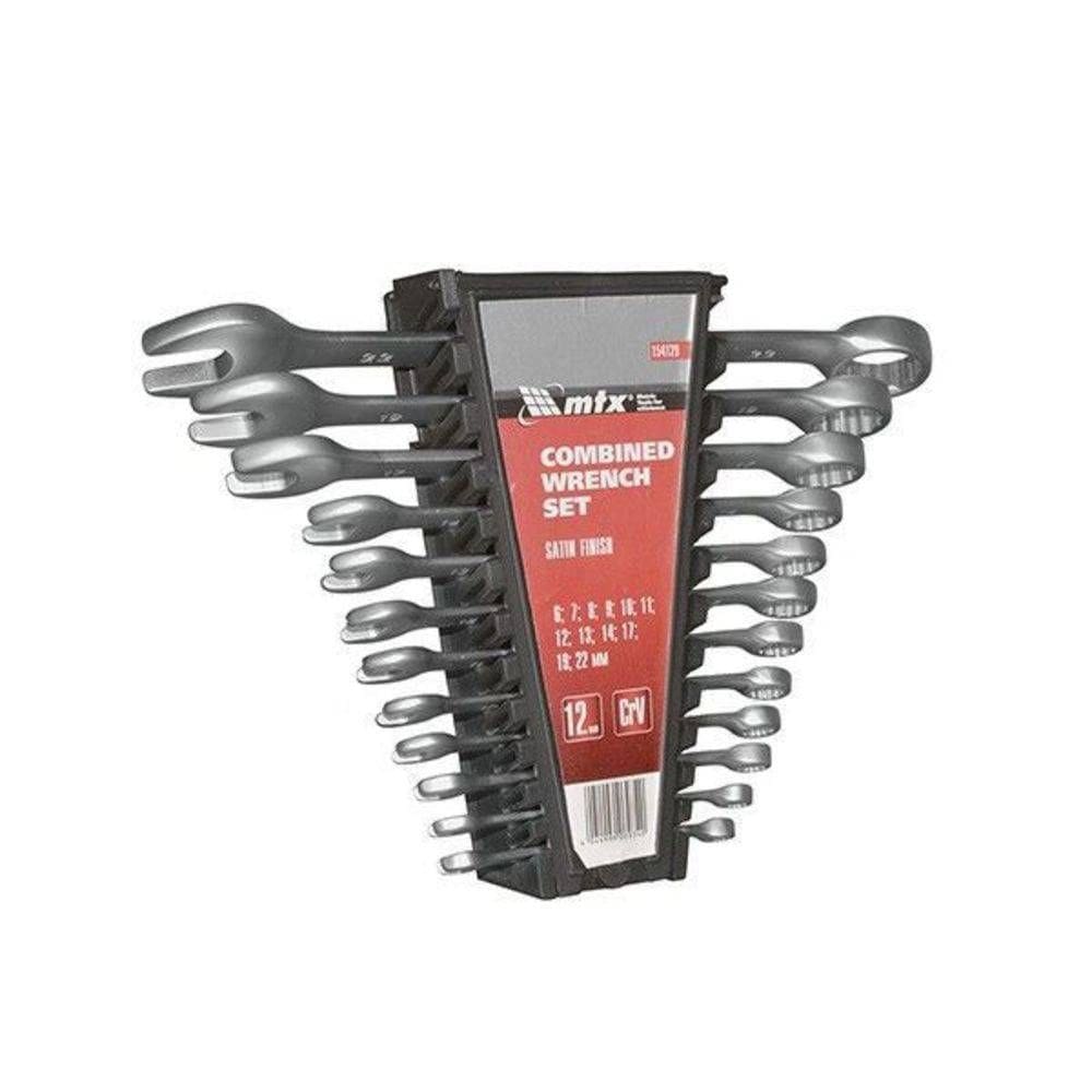Jogo de Chave Combinada 12 Peças MTX 06mm a 22mm