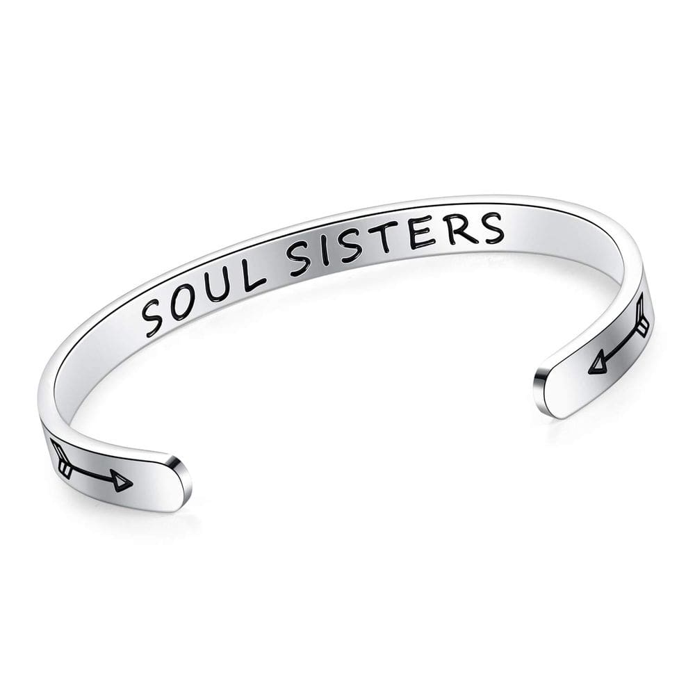 Pulseira SAM & LORI Friendship para mulheres em aço inoxidável