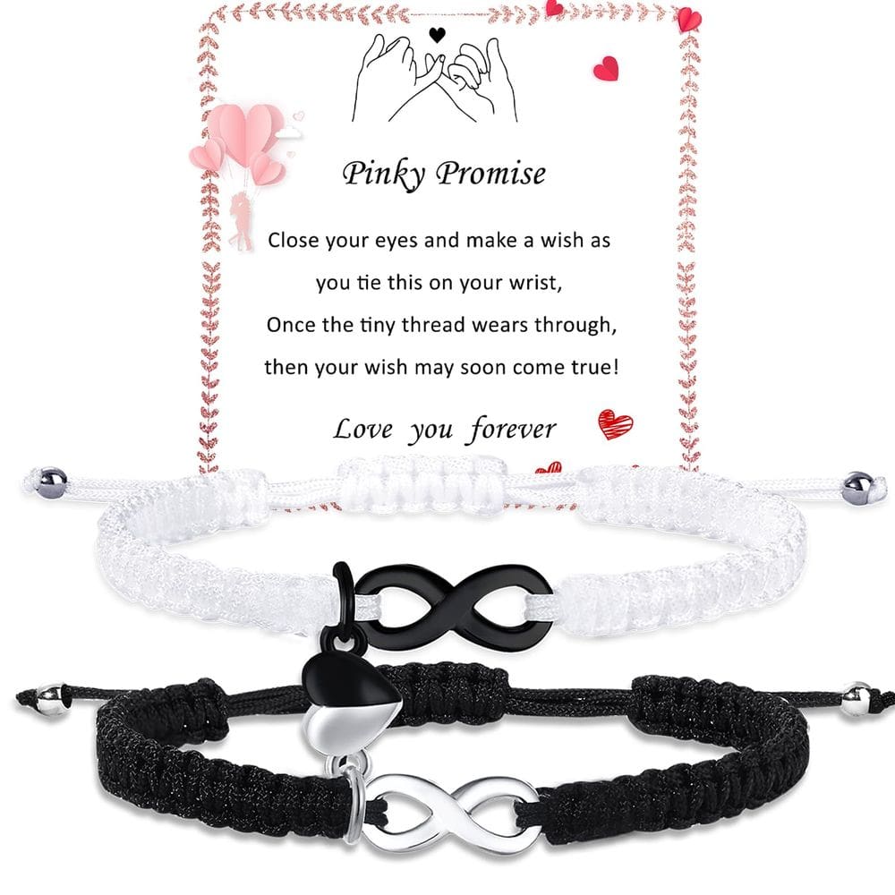 Pulseiras Miss Chipmunk Infinity Pinky Promise Couple