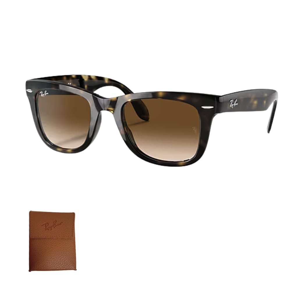 Óculos De Sol Ray Ban Dobrável Wayfarer Folding Classic RB4105 Tamanho 54