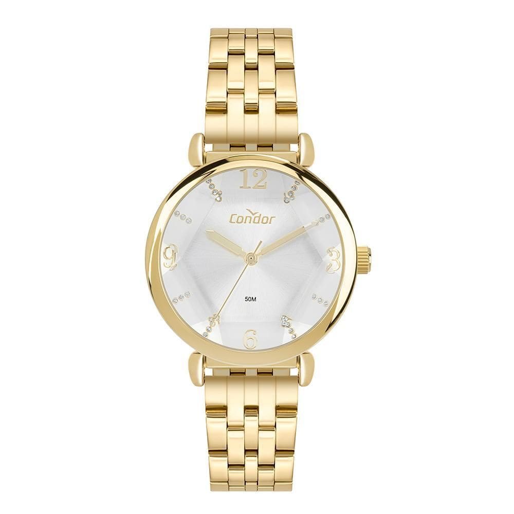 Relógio Condor Feminino Elegante Dourado - CO2035NJQ/4K