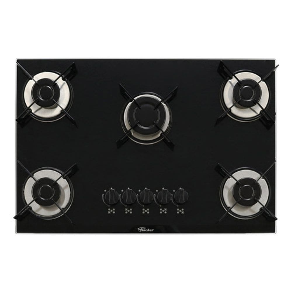 Cooktop A Gas 5 Bocas 10.000w Bivolt Fischer 1642-6985