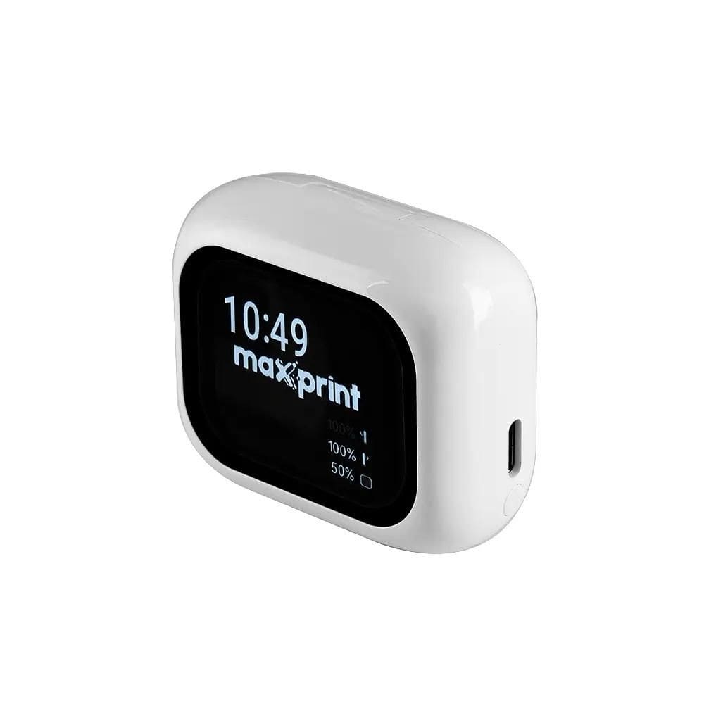 Fone Bluetooth TWS FBT3002 Branco, com ANC e Display Touch, 65000009