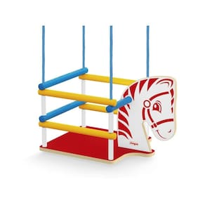 Balanço Infantil Cavalinho c/ Corda e Madeira MDF 201 Junges