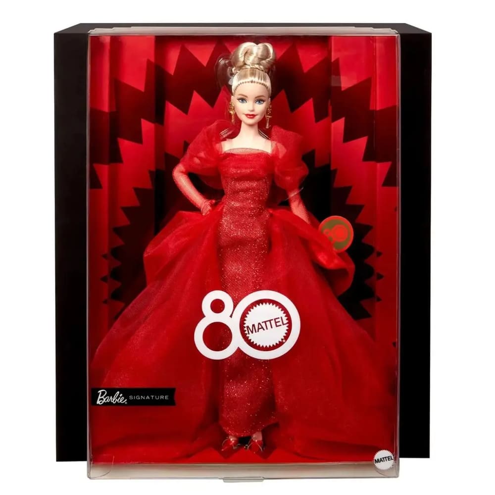 Barbie Loira Coleção Aniversário 80 Anos Signature - Mattel