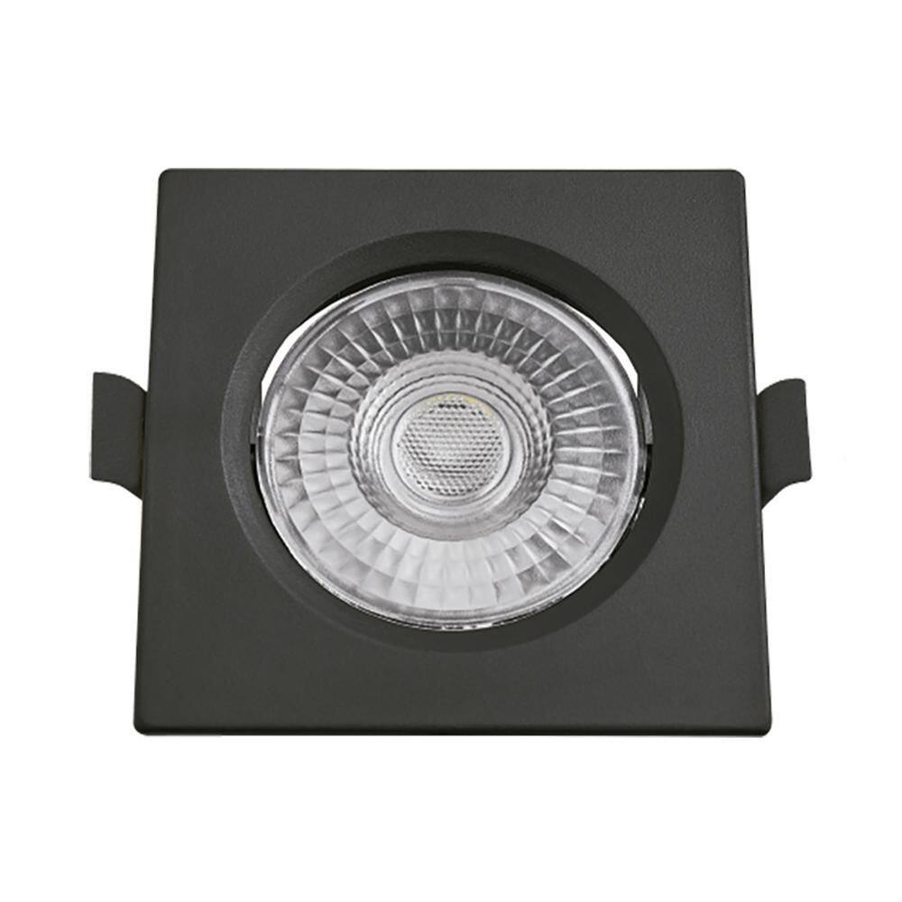 Spot De Led Embutir Alltop Mr11 Quadrado 3W Preto Bivolt Tas
