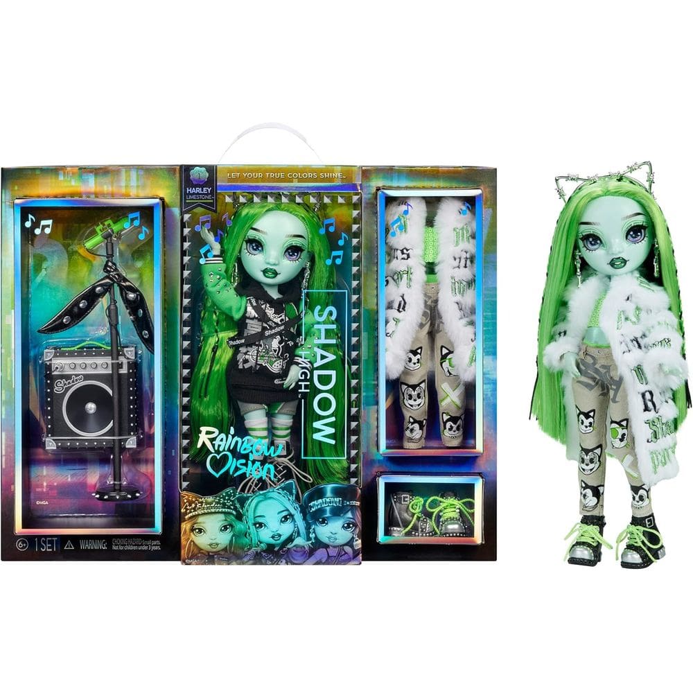 Boneca Vision Rainbow High- Harley Limestone