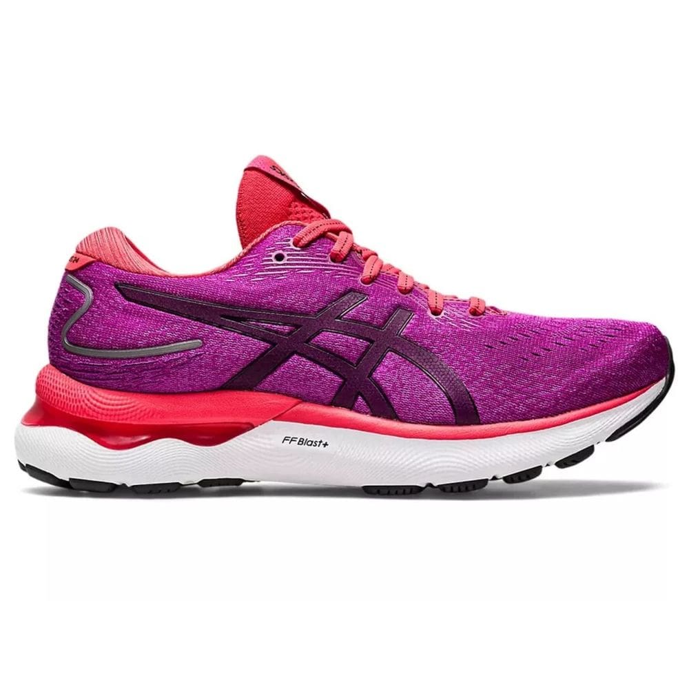 Tênis Asics Gel Nimbus 24 Feminino - Rosa+Vermelho
