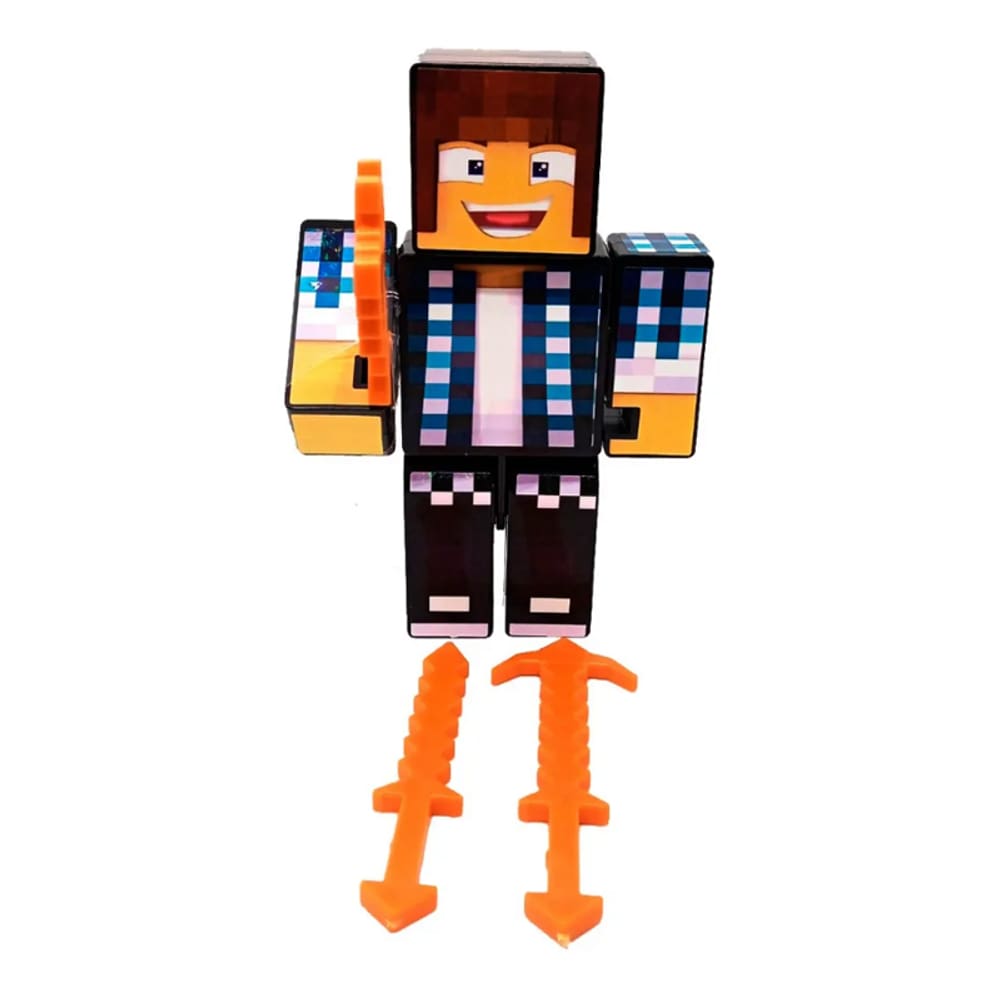 Boneco Authentic Games 15 Cm Com Acessórios - Algazarra