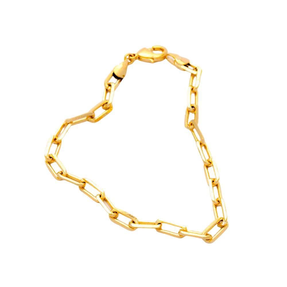 Pulseira Elo Cartier Feminina Banhada Em Ouro 18K