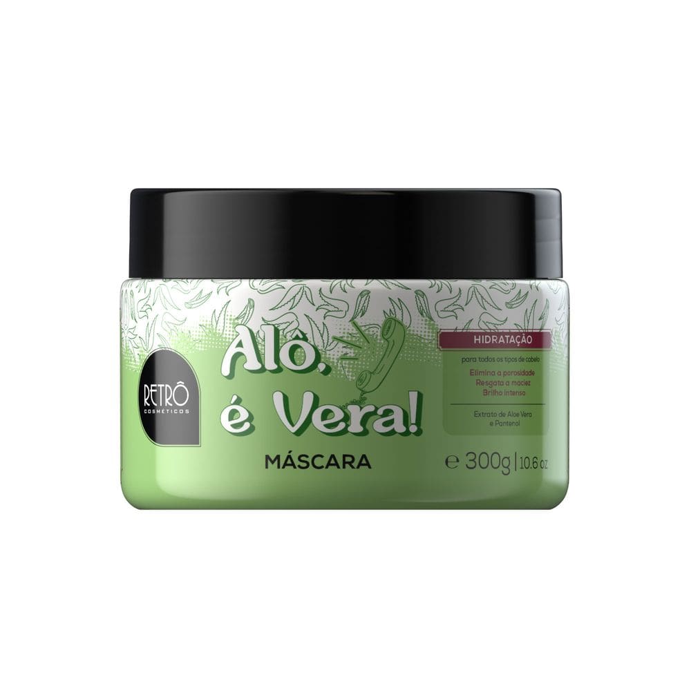 Máscara Retrô Cosméticos Reconstrutora e Hidratante Alô, É Vera! - 300g