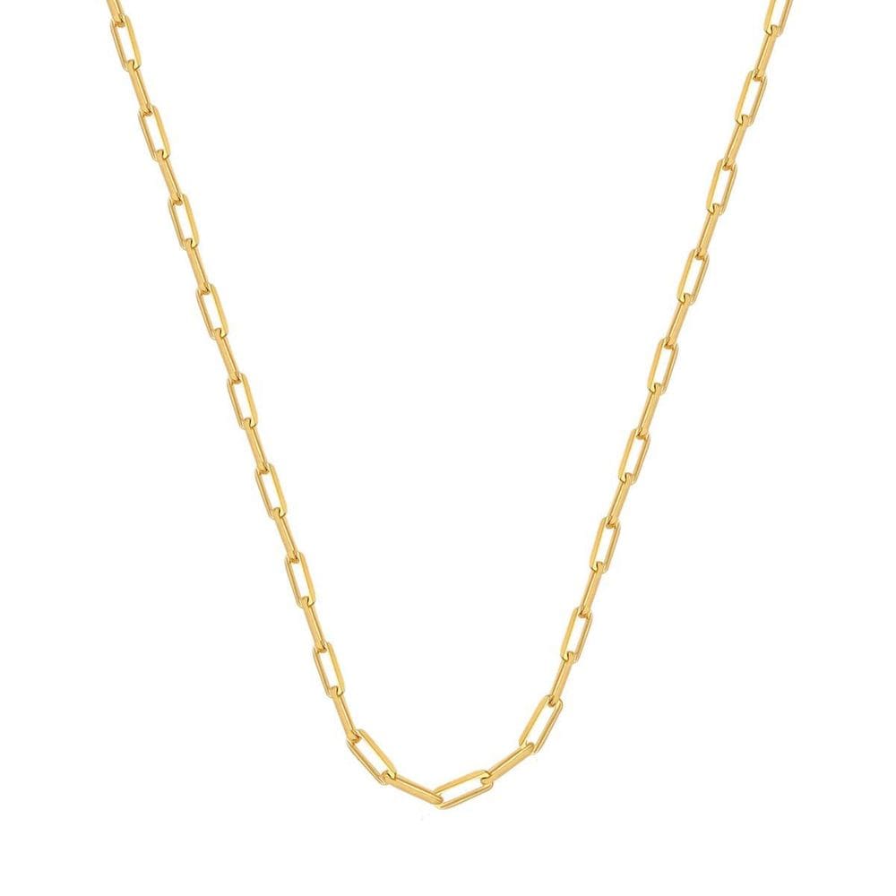 Corrente Masculina Cartier 70 Cm Elo Maior Folheado Em Ouro