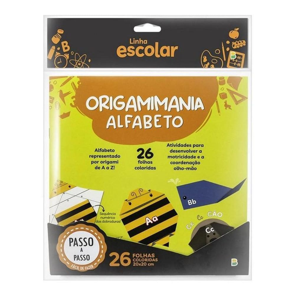 Livro Linha Escolar Origamimania Alfabeto - Todolivro