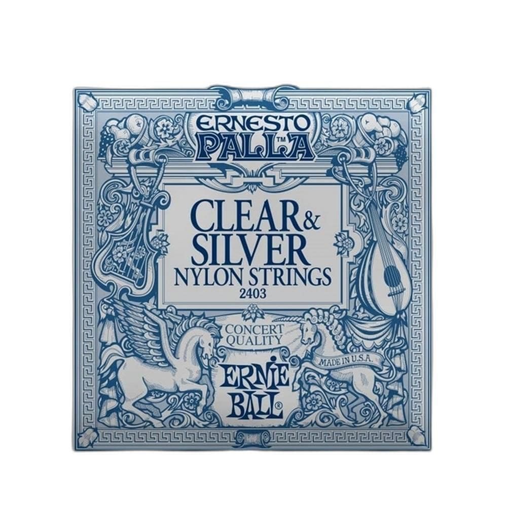 Encordoamento para Violão Clássico Silver Nylon Tensao Media P02403 ERNIE BALL