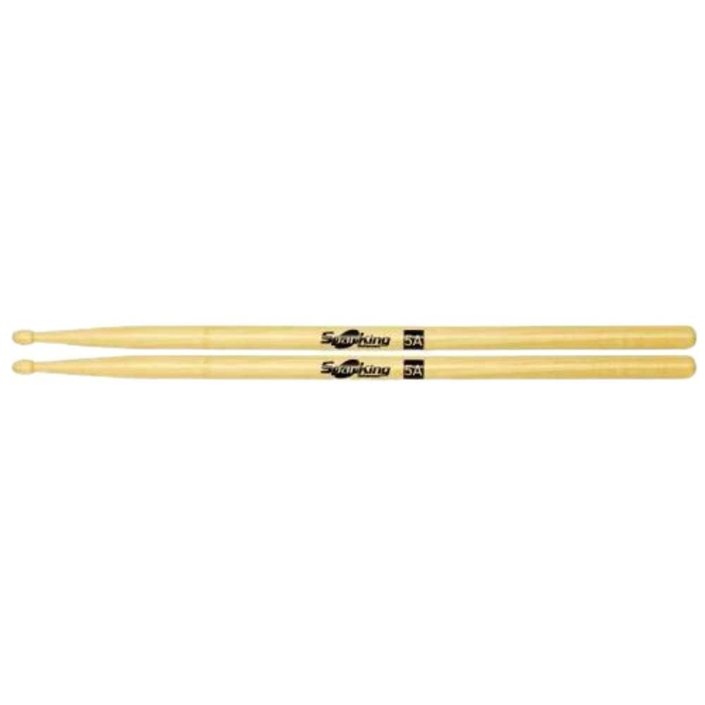 Baqueta 5B Ponta de Madeira Natural HIckory - Spanking