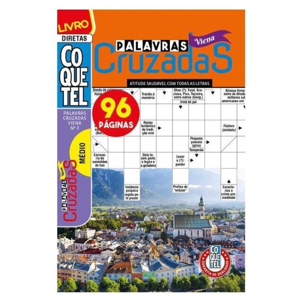 Livro Coquetel Palavras-Cruzadas Viena 3