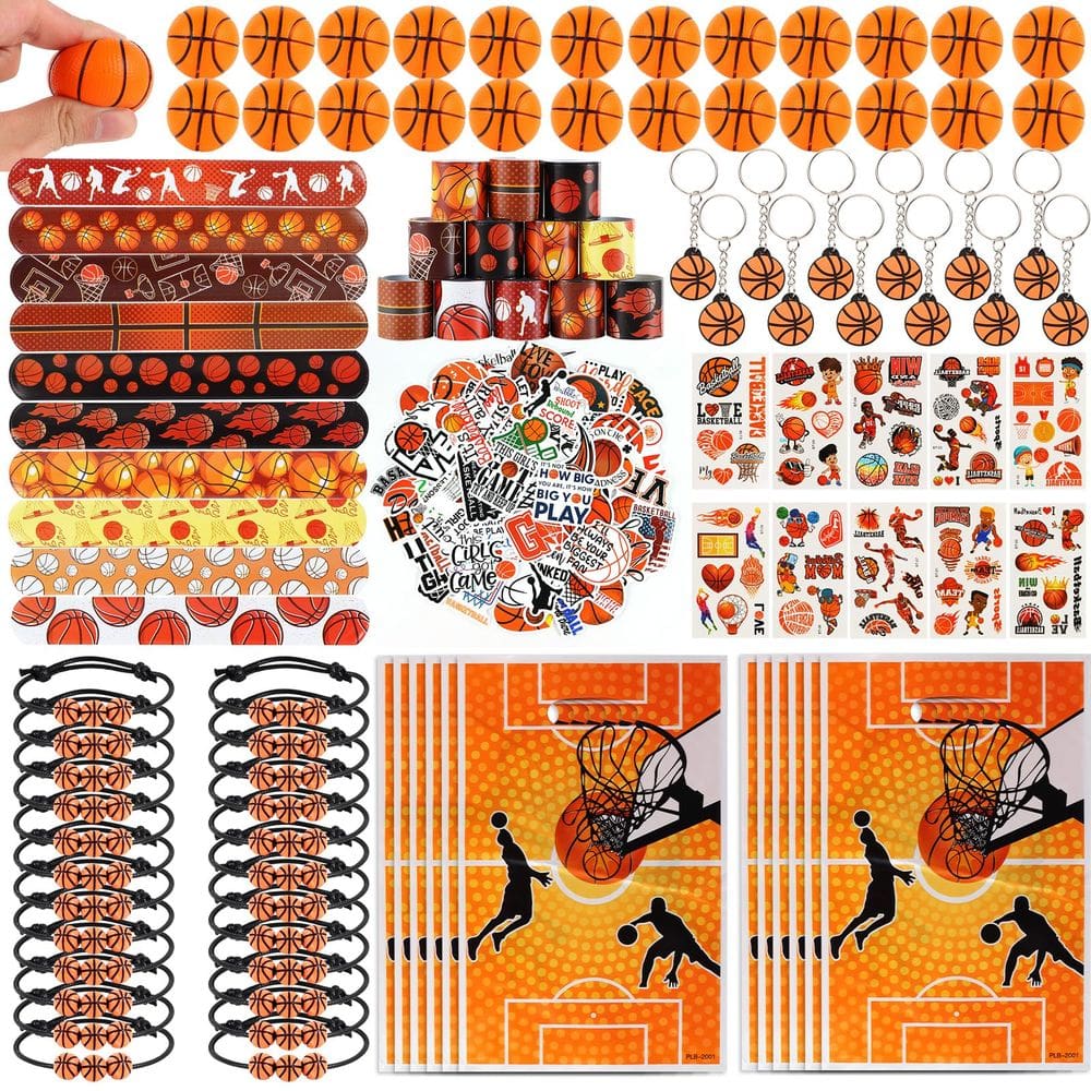 Conjunto de lembrancinhas de basquete Kolewo4ever 295 peças para crianças