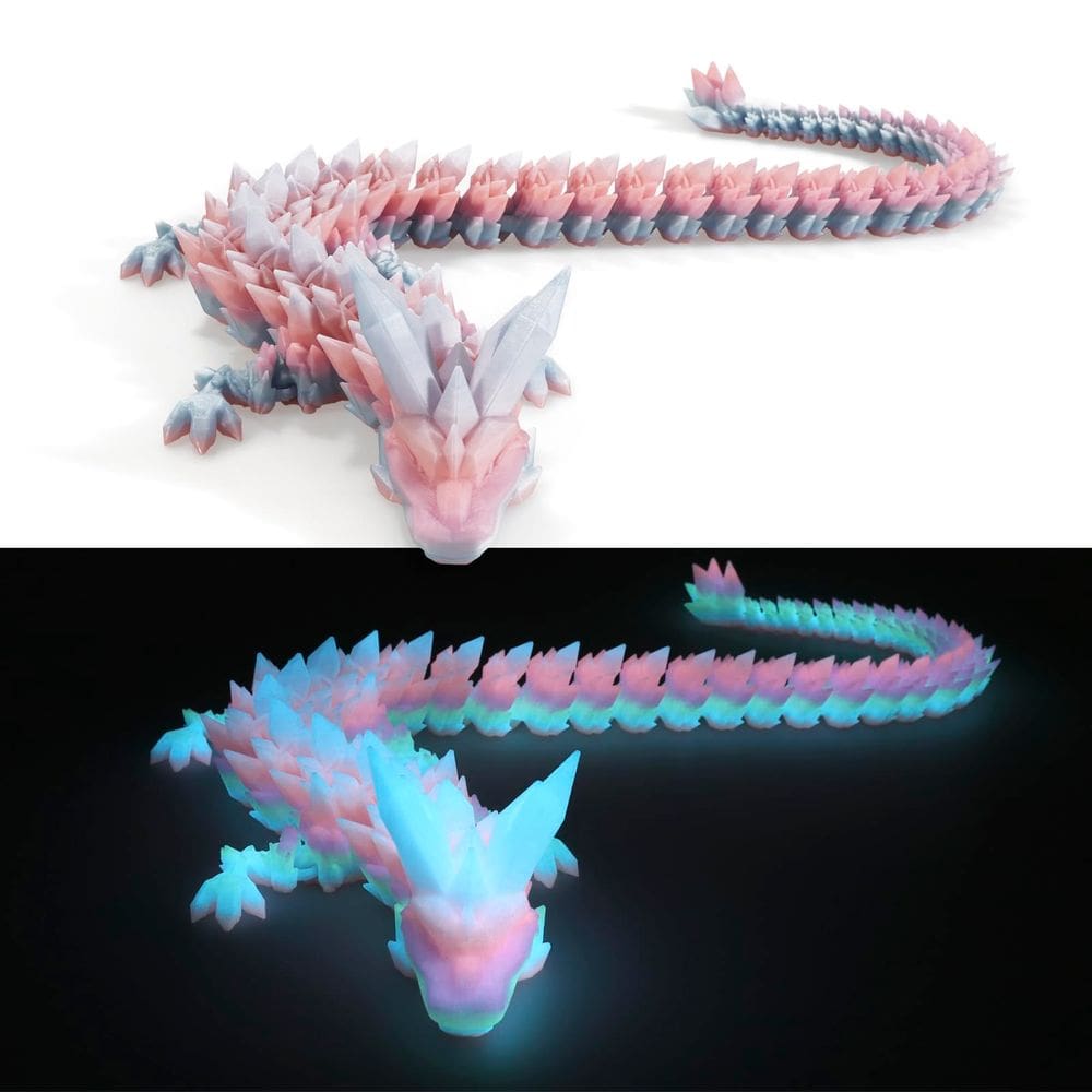 Dragon Toy FOTN Impresso em 3D Dragão de Cristal 30 cm maior