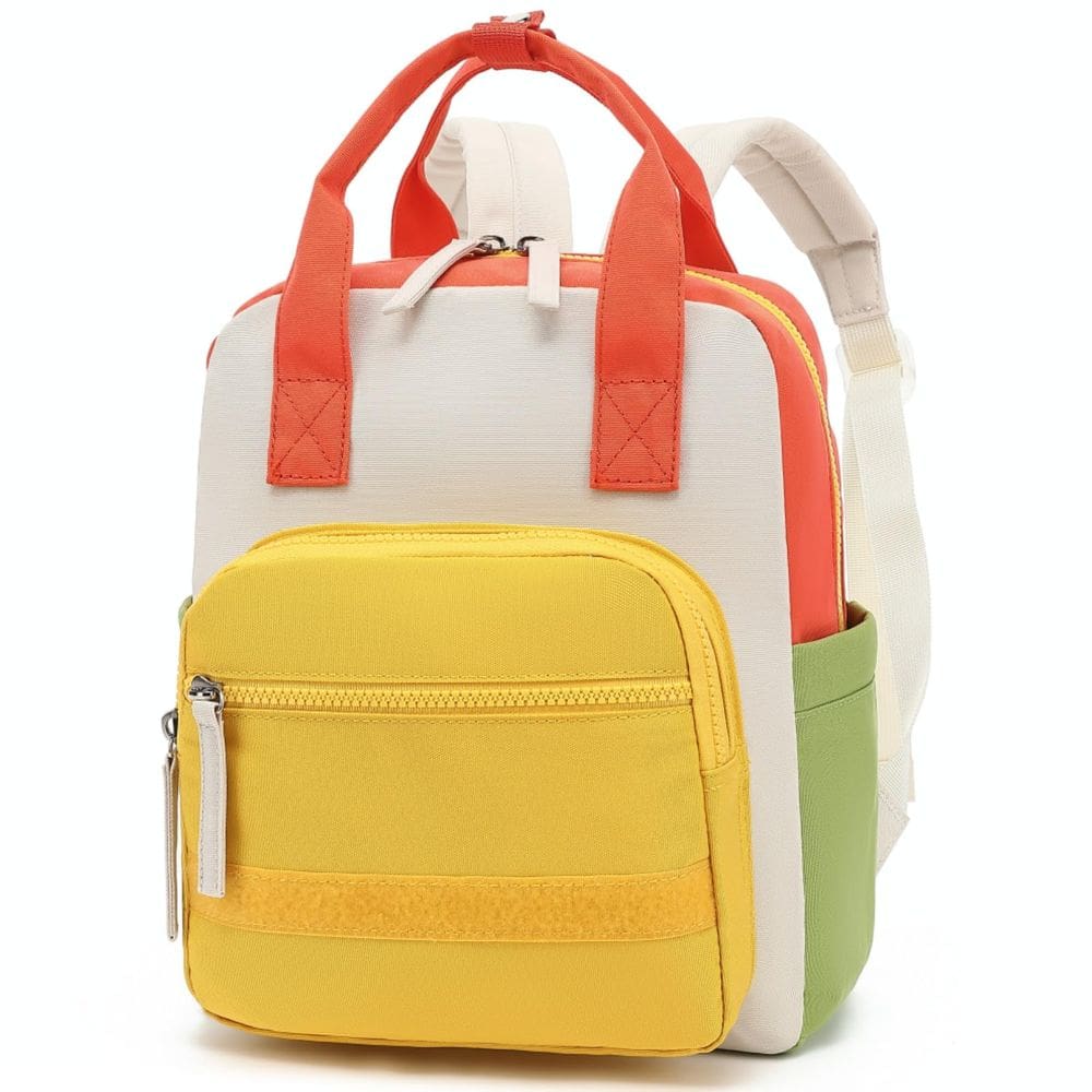 Mochila CAMTOP Kids para meninos e meninas de 2 a 5 anos, bege
