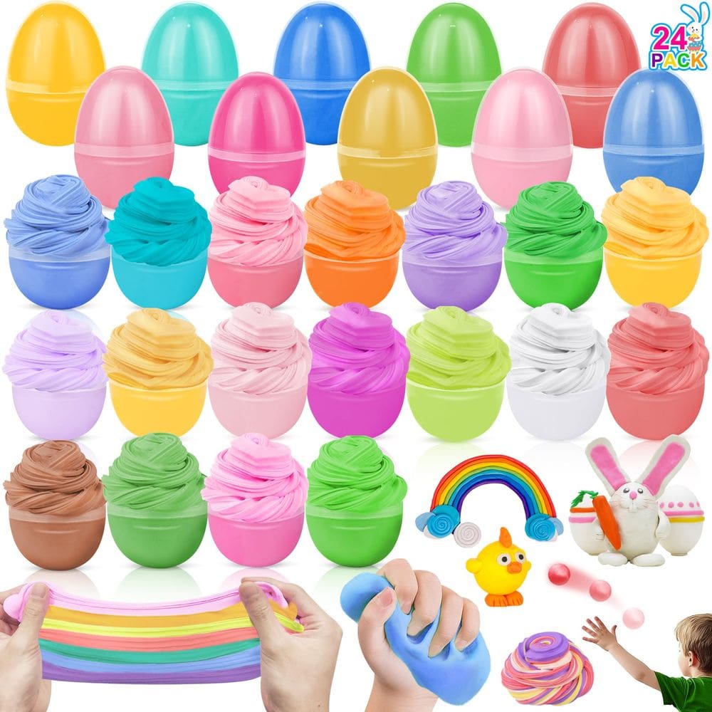 Kit AMENON Butter Slime para encher cestas de Páscoa, pacote com 24