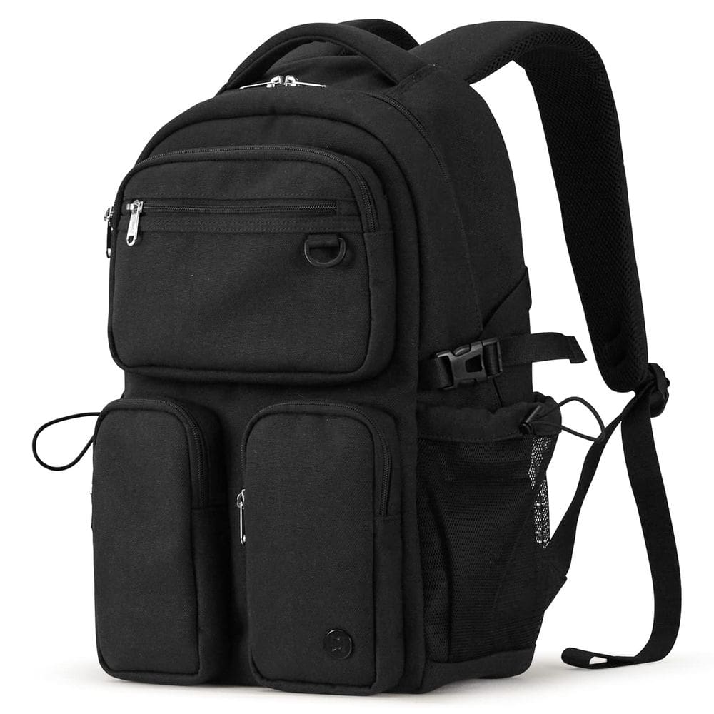 Mochila mixi Travel Laptop 15,6" resistente à água preta