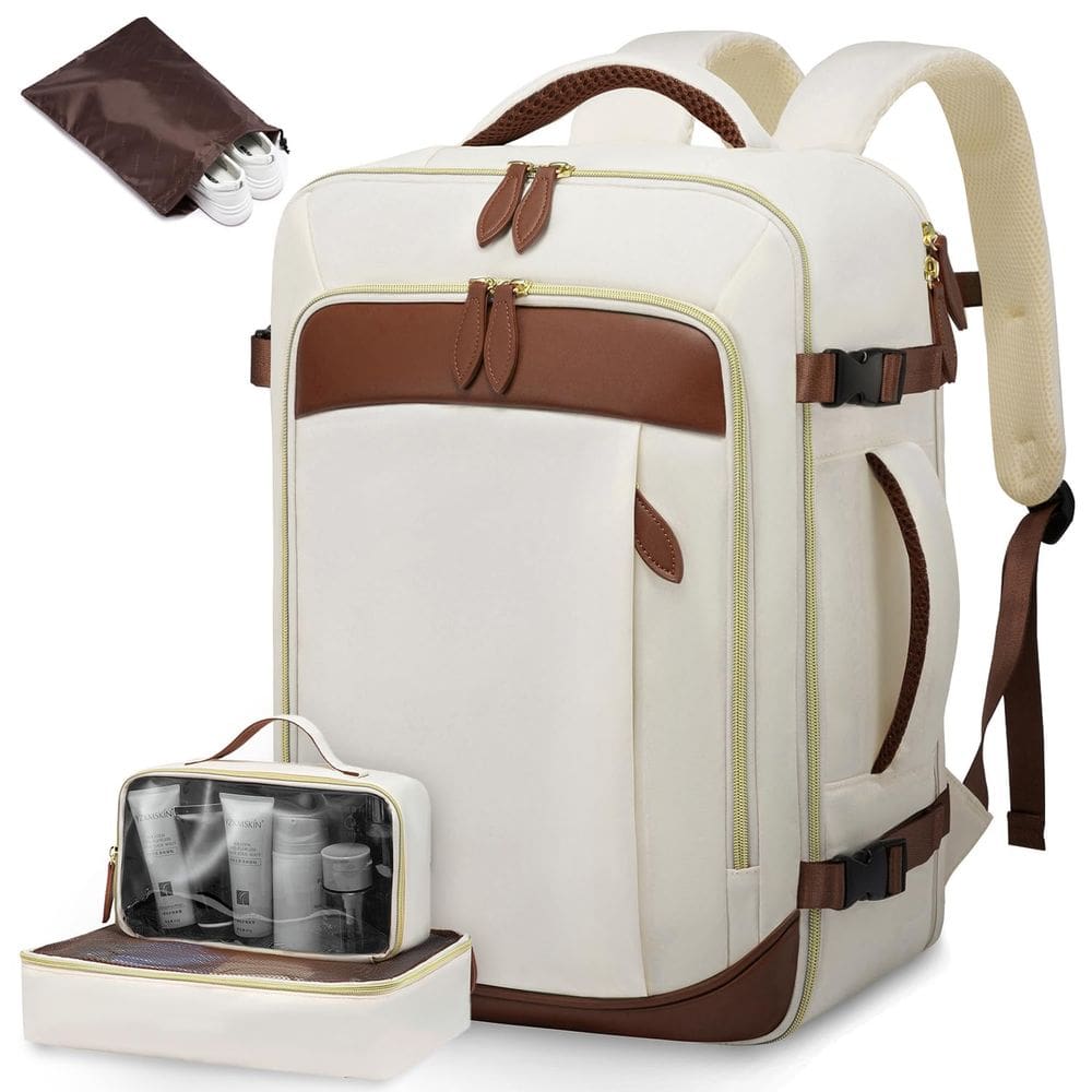 Mochila de viagem LOVEVOOK 40L para mulheres com cubos de embalagem de 17"
