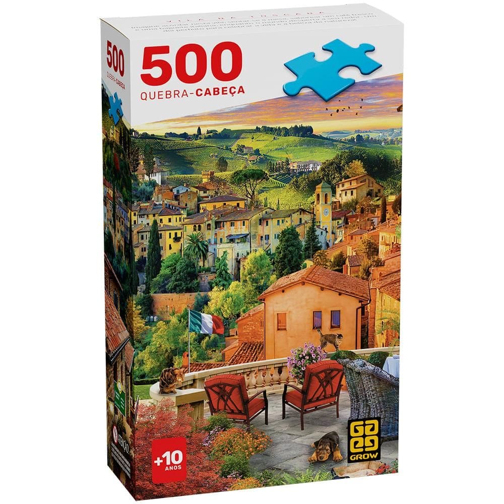 Quebra-Cabeça 500 peças Vila na Toscana