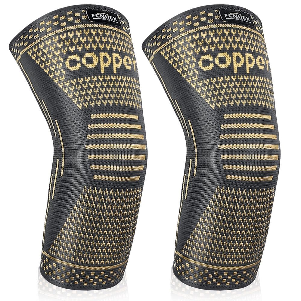 Mangas de compressão de cotovelo FCNUSX Copper Pain Relief