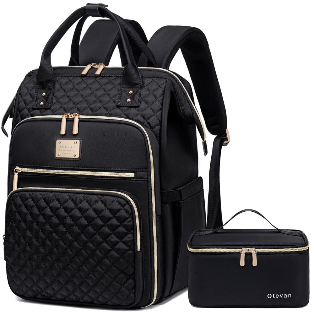 Mochila de almoço Otevan para mulheres com compartimento para laptop de 15,6"